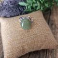 Aventurine verte bague pierre argent 1 1