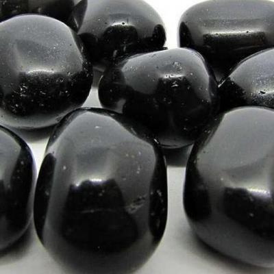 Runes divinatoire en pierre naturelle - Onyx noir