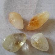 Citrine pierre roulee