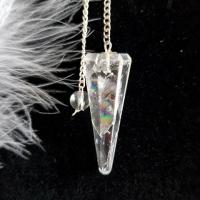 Cristal de roche pendule pointe 1