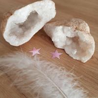 Geode double cristal de roche m03 1
