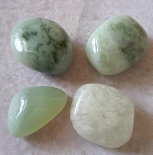 Jade de chine pierre roulee