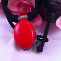 Jaspe rouge collier cordon 1b