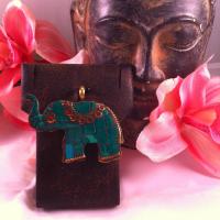 Malachite elephant 1