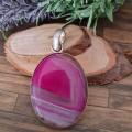 Pendentif agate rose