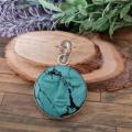 Pendentif howlite bleue lune
