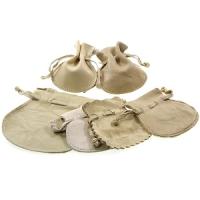 Pochette cuir beige