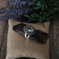 Topaze bague pierre argent 2
